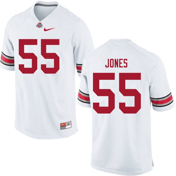 Ohio State Buckeyes #55 Matthew Jones Men Stitch Jersey White OSU39815